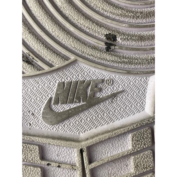 Nike Air Jordan 1 Mid Pink White Lace Up High Top Athletic Sneakers Shoes Sz 7.5 - Picture 7 of 7